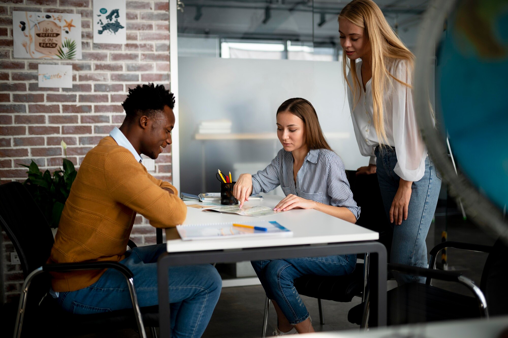 INS project team collaborating